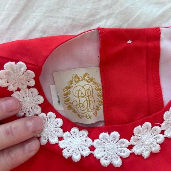 The Beaufort Bonnet Company girls red dress - Picture 4 of 4